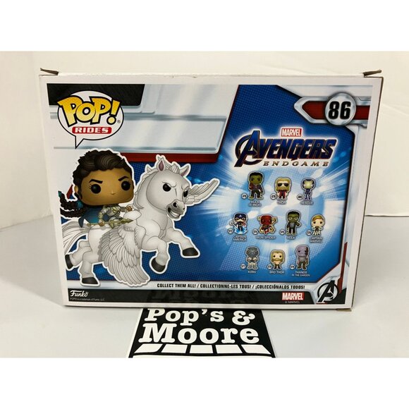 Funko Pop! Avengers Endgame: Valkyrie’s Flight 86 Vaulted Deluxe Vinyl Figure - Picture 4 of 15
